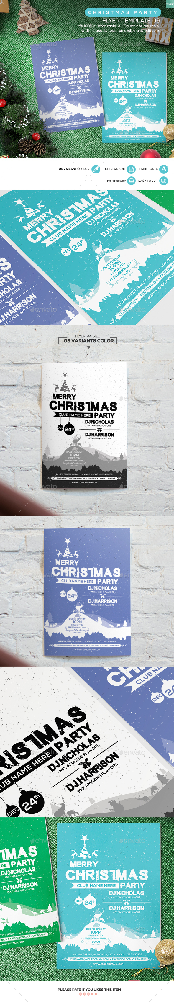 Christmas Party - Flyer Template 06