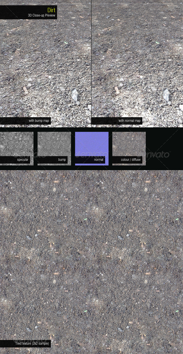 Dirt - 3DOcean Item for Sale