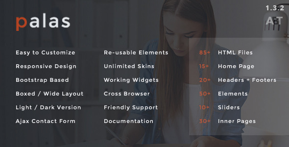 Palas - Bootstrap Multipurpose HTML5 Template