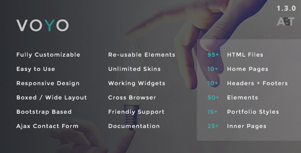 Voyo - Fully customizable Multipurpose Template