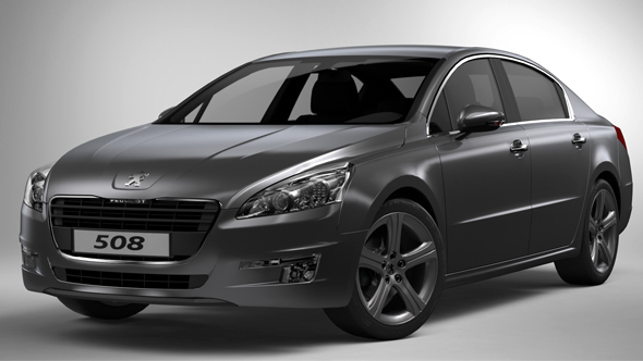 Studio Rendering Setup for Peugeot 508 - 3DOcean Item for Sale