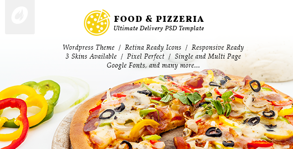 Food & Pizzeria - Ultimate Delivery WP Theme