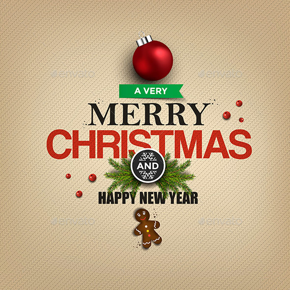 Merry Christmas Greeting Card