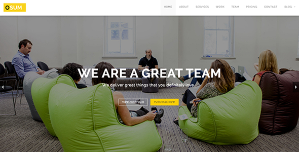 Osum - Onepage HTML Theme