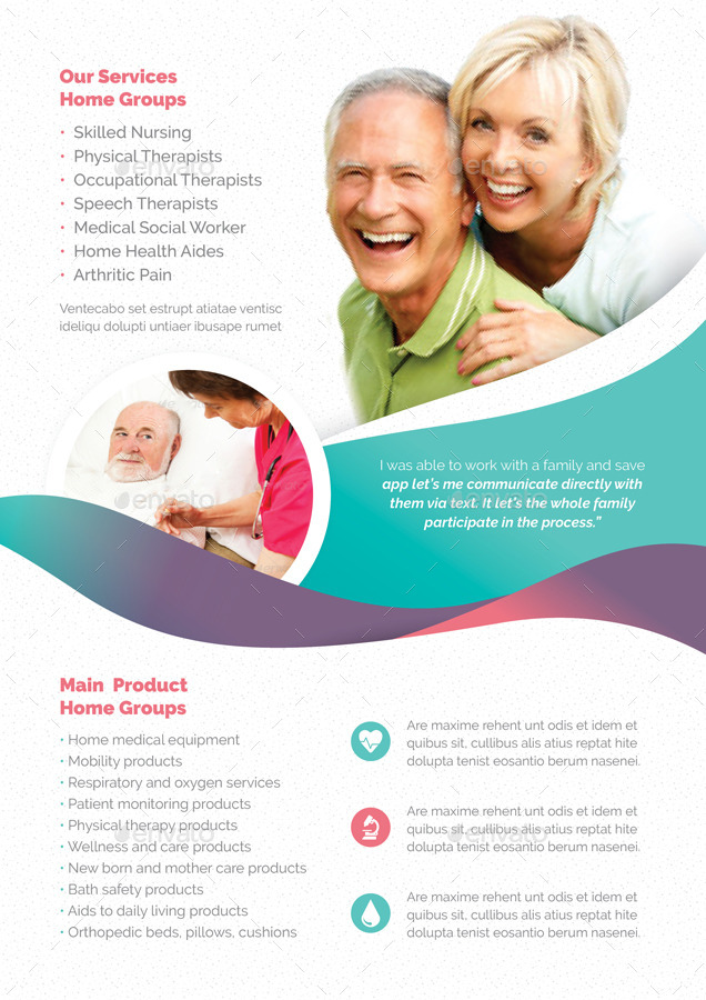 Home Care Brochure Templates | GraphicRiver