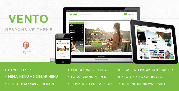 Vento - Responsive Multipurpose Magento theme