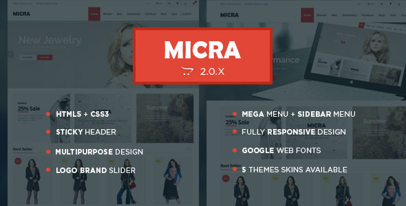 Micra - Responsive Multipurpose OpenCart Theme