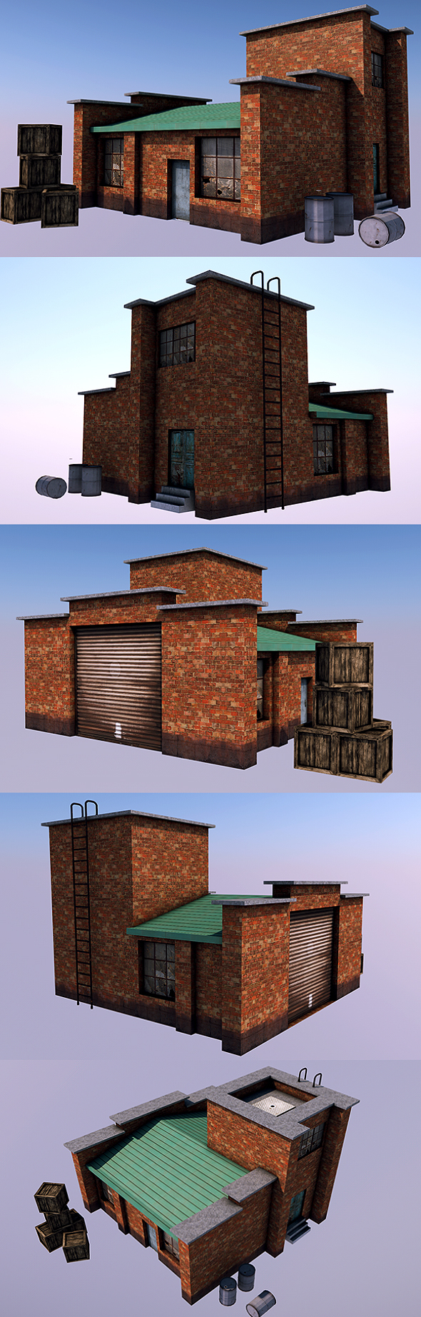 Low Poly Factory 2 - 3DOcean Item for Sale