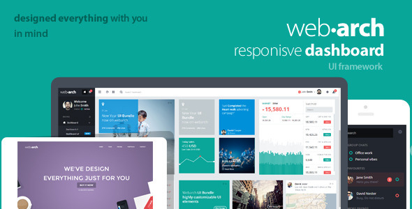 Webarch - Responsive Admin Dashboard Template