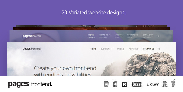 Pages - Multi-Purpose HTML5 Website Template