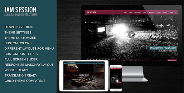 JamSession - Music & Music Band WordPress Theme