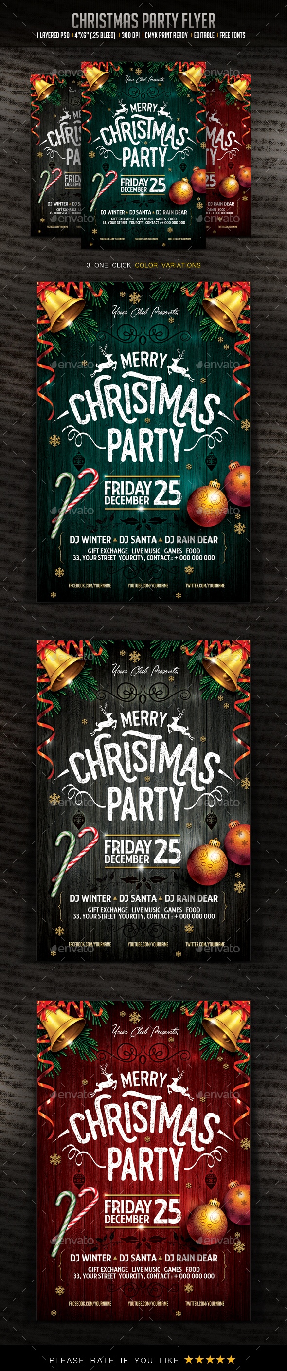 Christmas Party Flyer