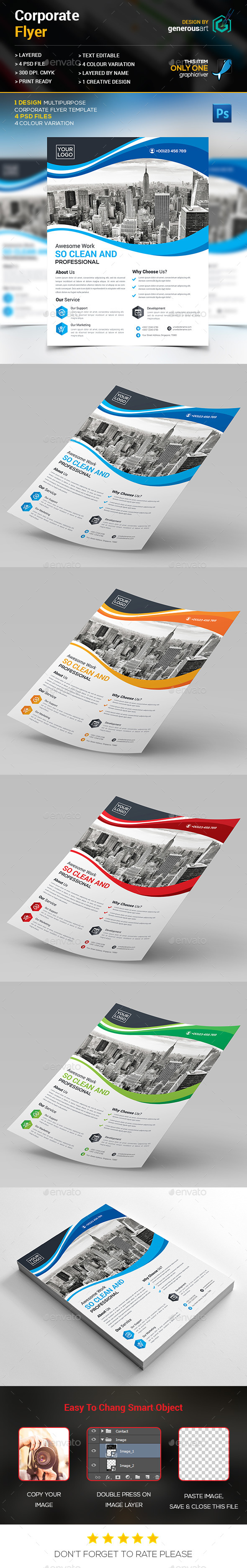 Graphicriver Corporate Flyer 13982527