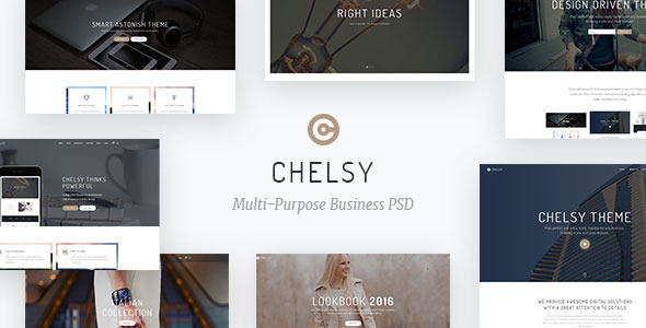 Chelsy | Multi-Purpose Business PSD Template