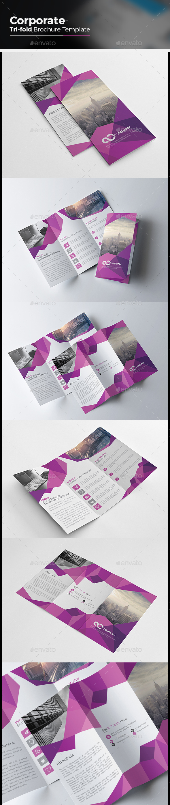 Graphicriver Corporate Tri-fold Brochure 13986403