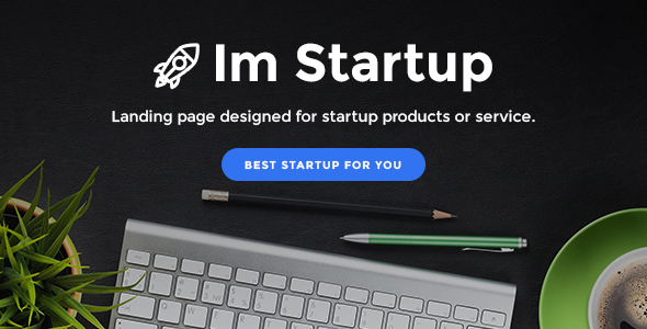 ImStartup - Startup Landing Page With Page Builder