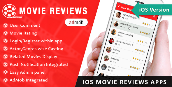 iOS Movie Review App - CodeCanyon Item for Sale