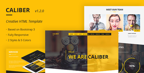 Caliber - Creative Multi Purpose HTML Template