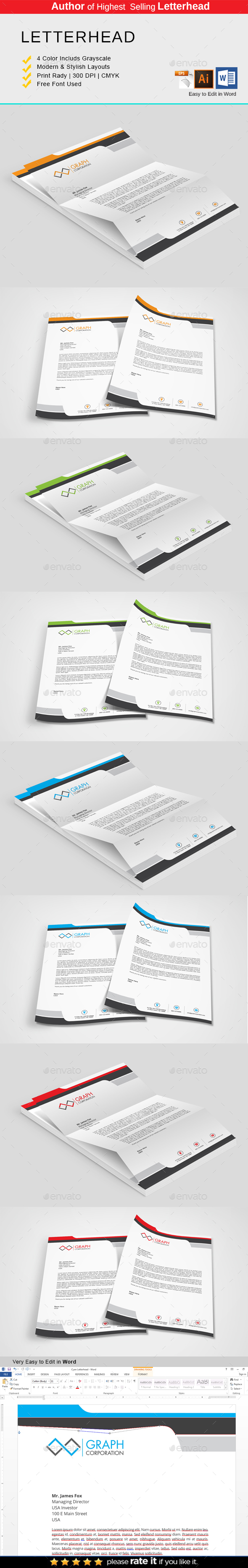 Graphicriver Letterhead 13987534