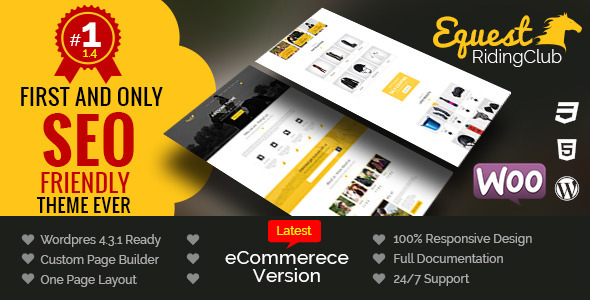 The Equestrian Pro - Multipurpose Responsive WordPress Theme