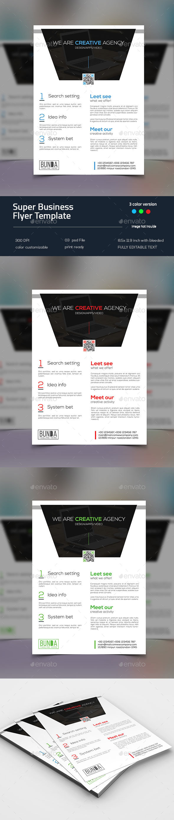 Graphicriver Super Business Flyer 13989467