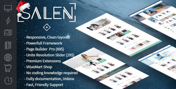 Salen | All In One Joomla Template