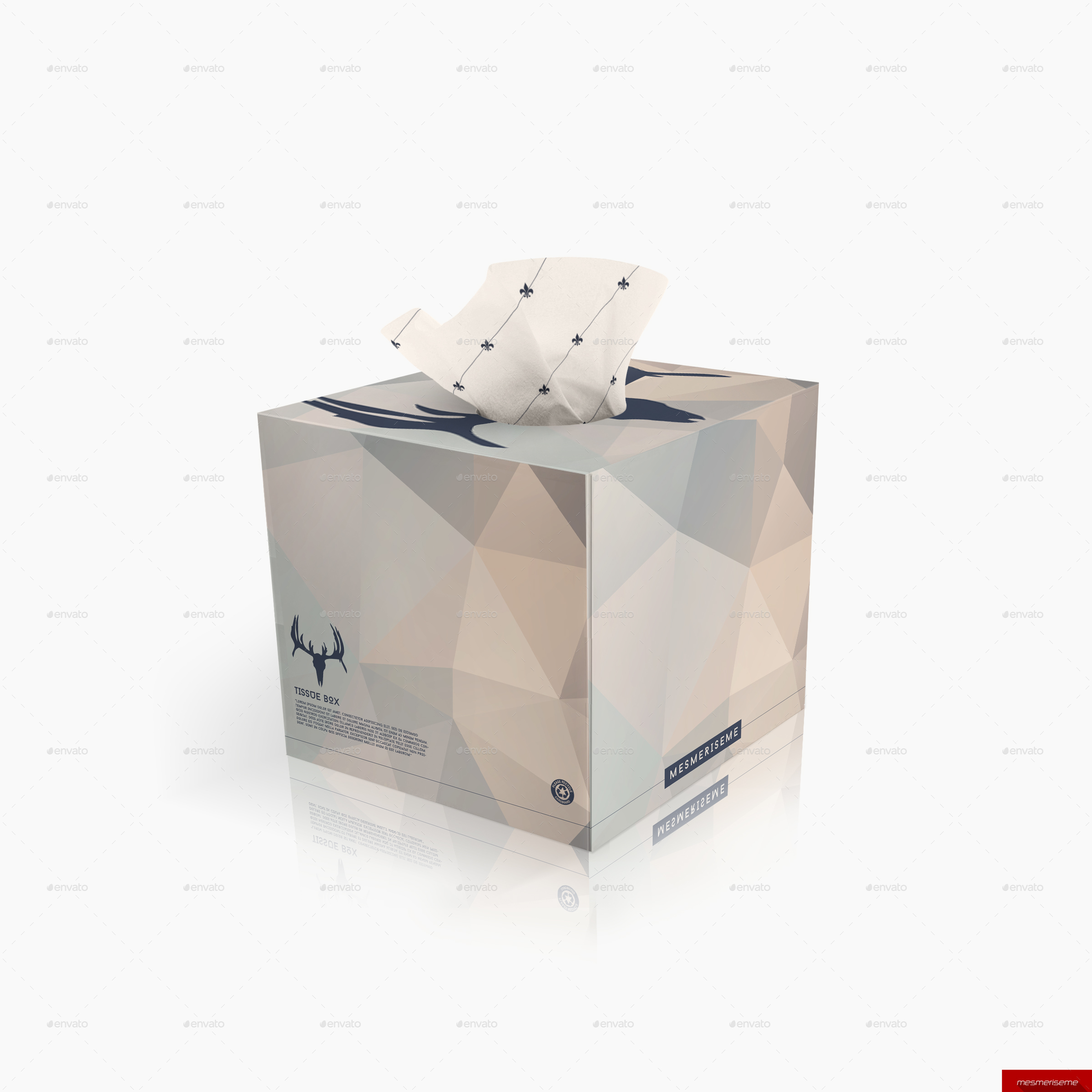 Download 2x Tissue Box Mock-up by mesmeriseme_pro | GraphicRiver