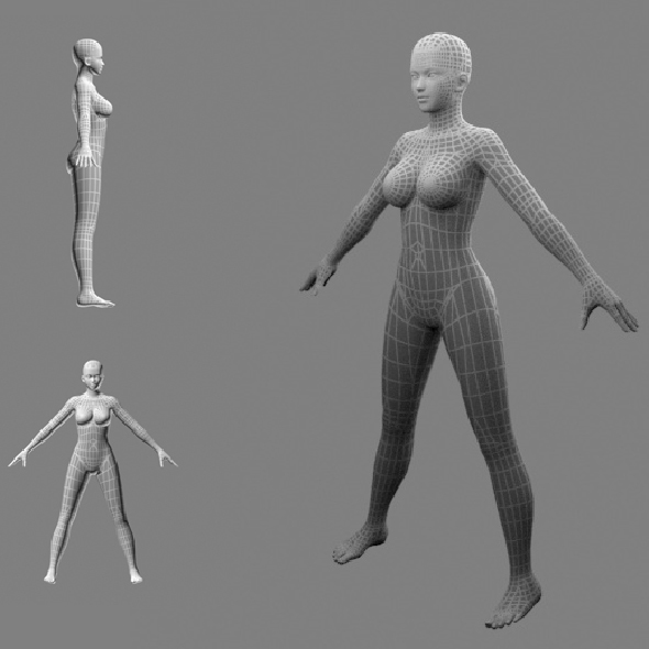 3DOcean body girl 14018002