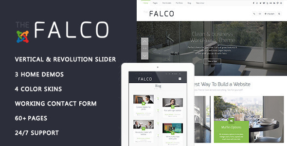 Falco - Responsive Multi-Purpose Joomla Theme