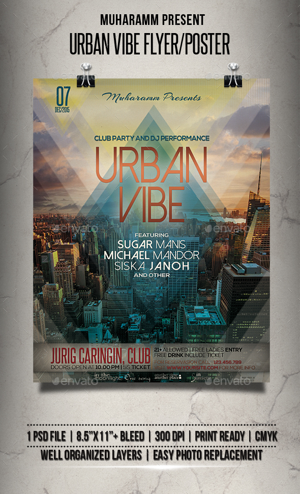 Urban Vibe Flyer / Poster