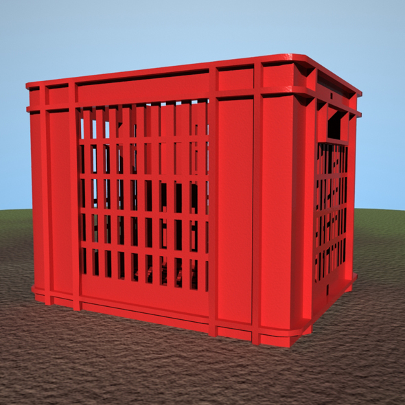 3DOcean Plastic Milk Crate 14038821 3DOcean Plastic Milk Crate 14038821
