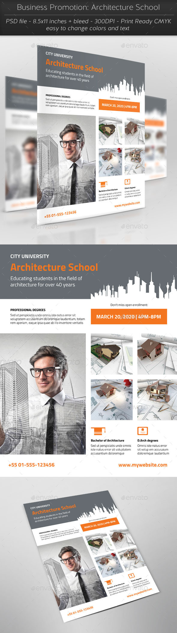 Graphicriver Business Promotion: Architecture School 13618792