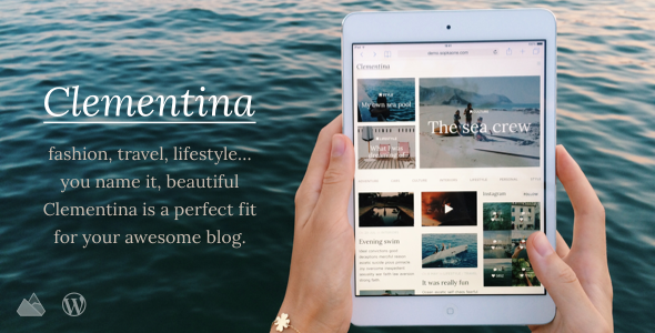 Clementina - Fashion, Travel, Lifestyle Blog Theme