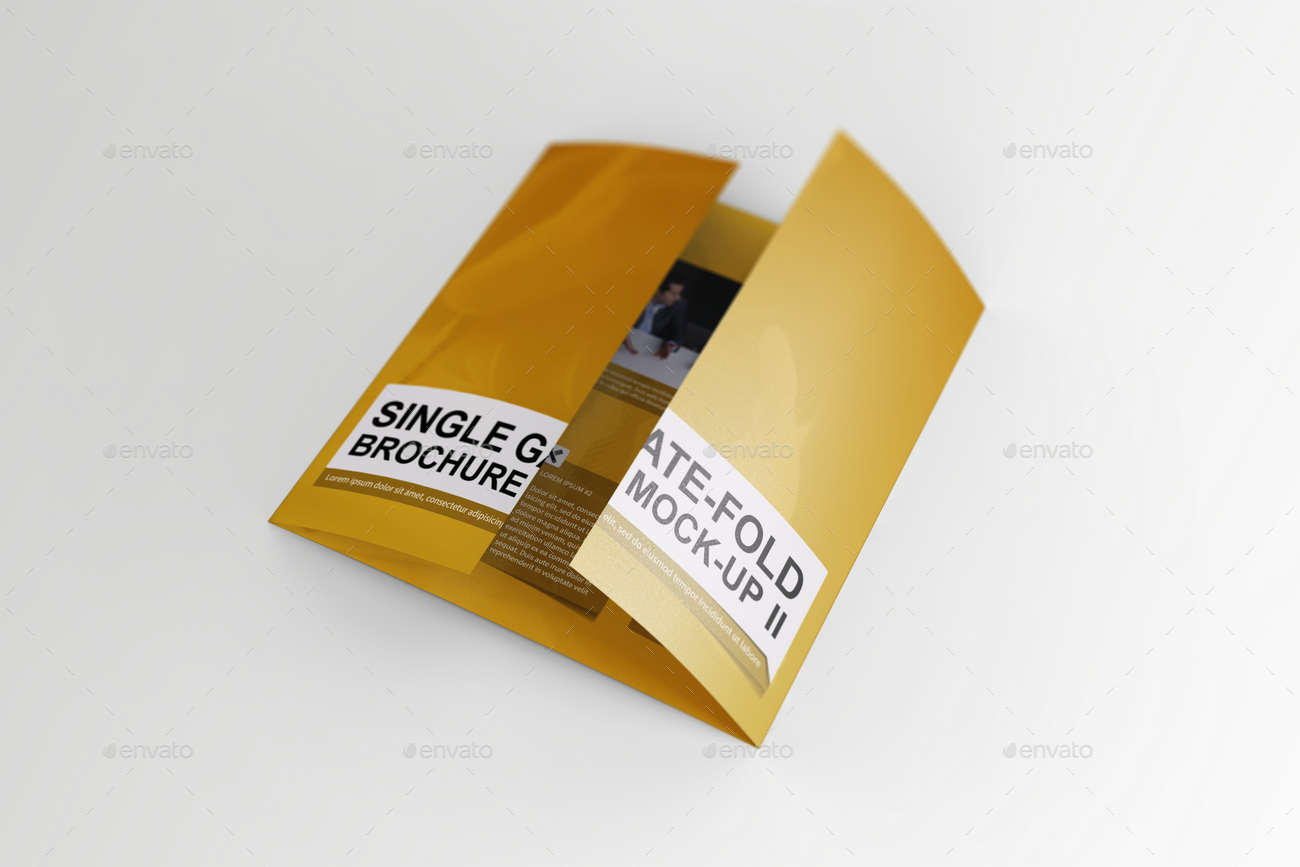 single fold leaflet