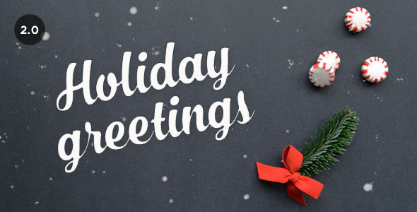 Holiday Greetings - Landing Page Greeting Card