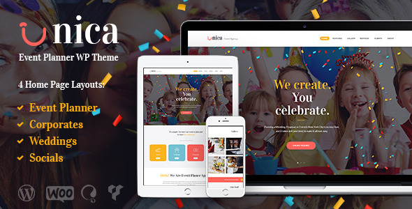 Unica - Event Planning Agency Theme