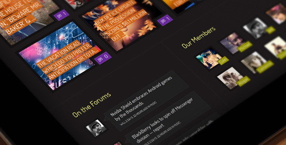 Xphoria - BuddyPress Theme