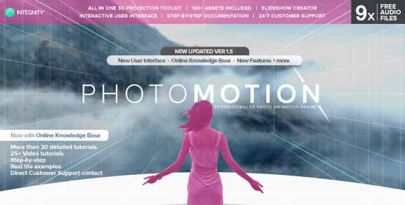 VideoHive - PhotoMotion - Professional 3D Photo Animator 13922688 - After Effects Project