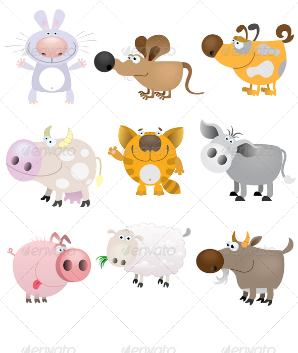 Domestic Animals Set