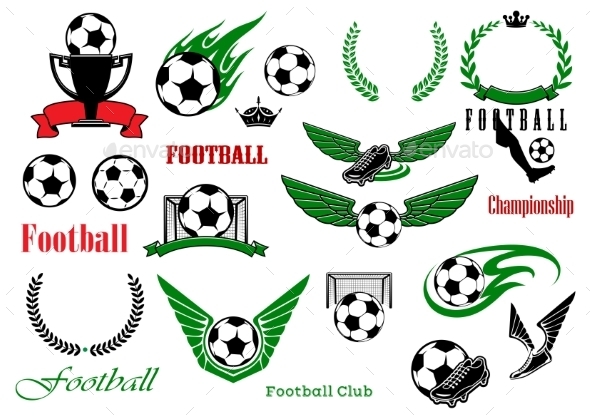 Graphicriver Football Or Soccer Sport Game Design Elements 14121731