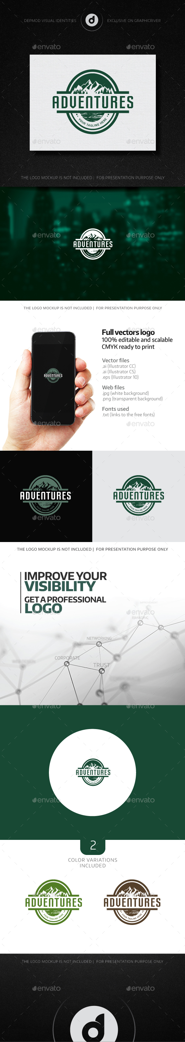 Graphicriver Aventures Logo 14122124