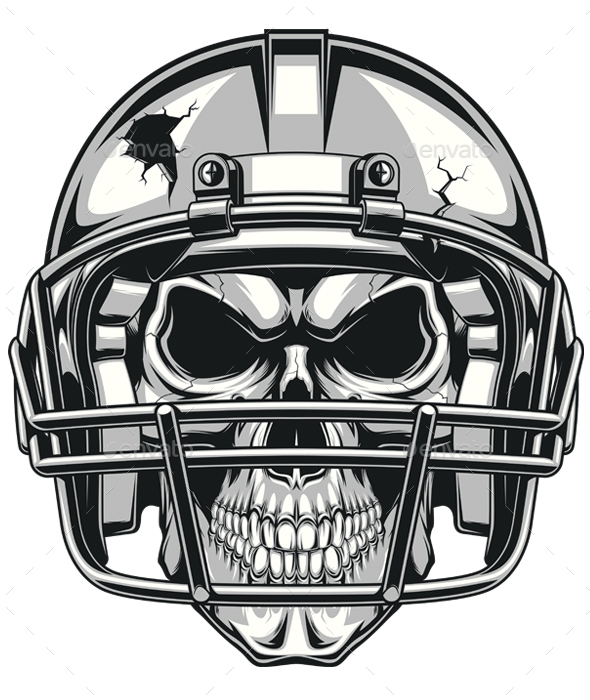 Graphicriver Skull in Helmet 14122420