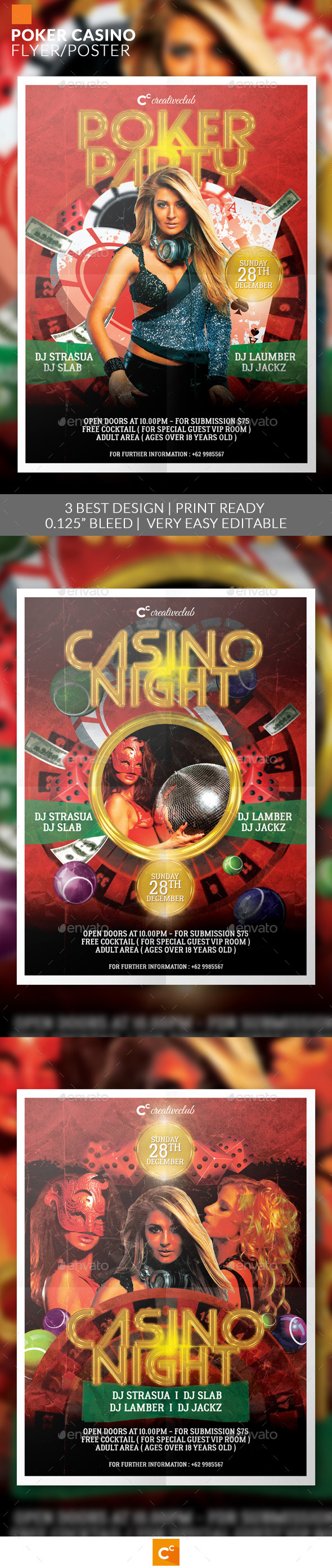 Poker Casino Flyer/Poster