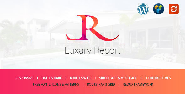 Luxary Resort - Hotel & Resort WordPress Theme