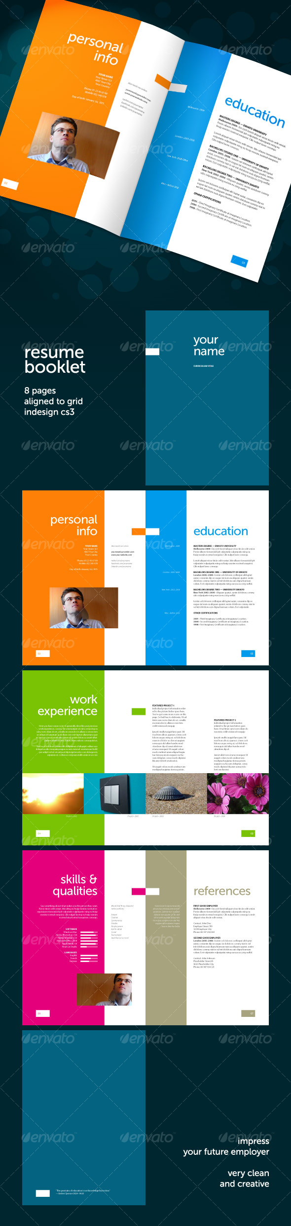 Resume Booklet (8 pages)