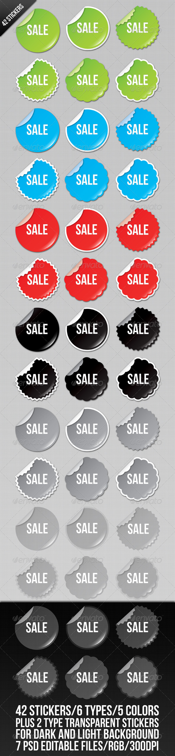 Stickers - Badges & Stickers Web Elements