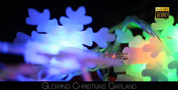 Glowing Christmas Garland 2