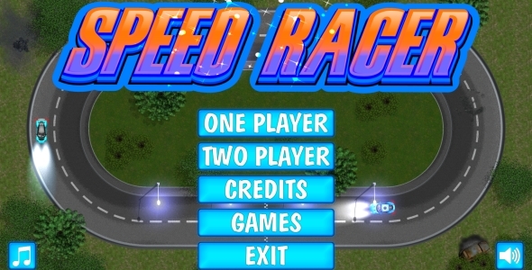 SPEED RACER - HTML5 Mobile Game in FULL HD + 3D + Android AdMob (Capx)