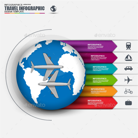 World Travel Business Infographic