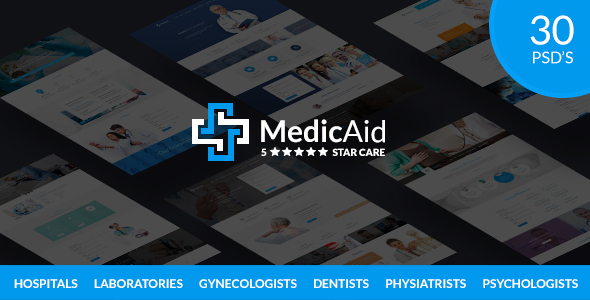 MedicAid - Medical PSD Template